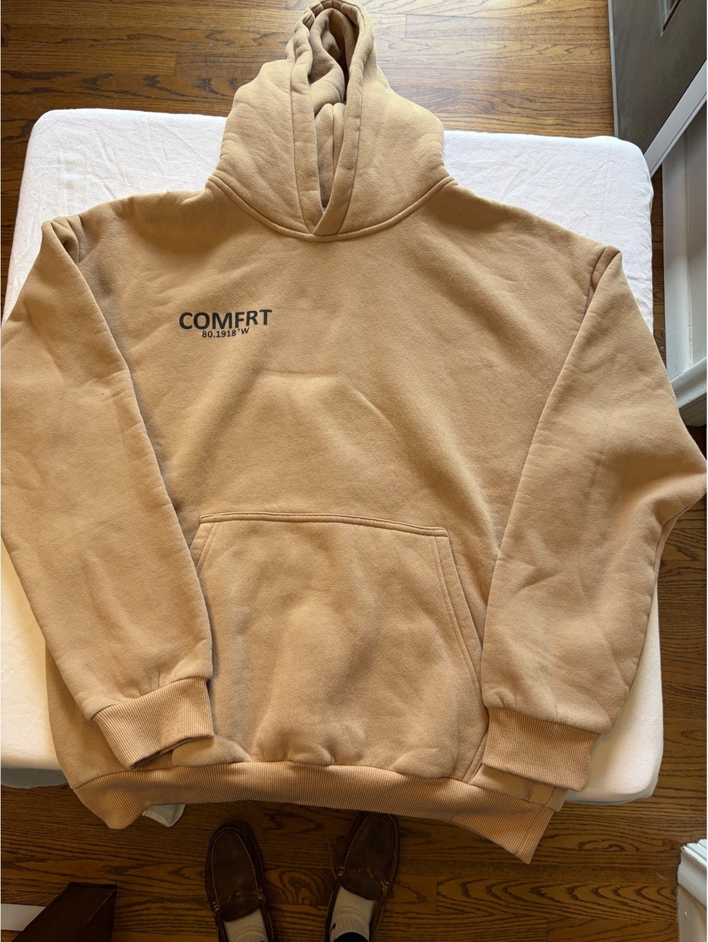 Unisex Comfrt Beige Hoodie 80.1918°W - M